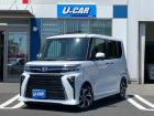 届出済未使用車の「タントカスタム」☆ナビやパノラマモニター付!
