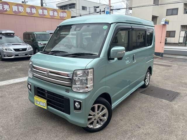 希少カラー ライトグリーン エブリィワゴンPZターボスペシャルハイルーフ