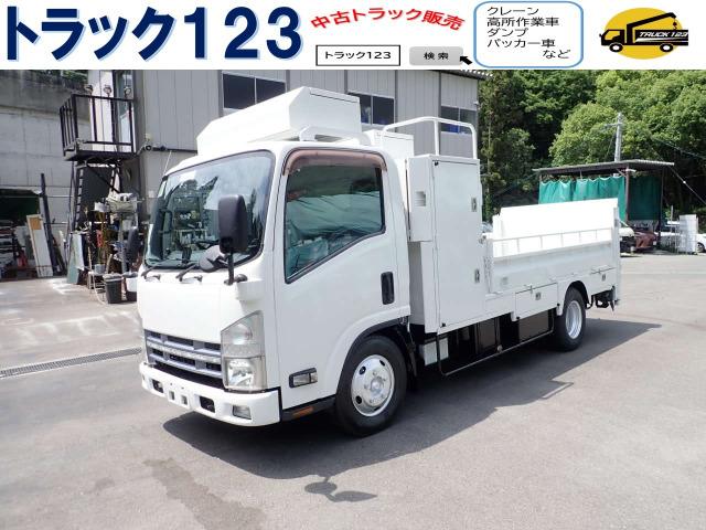 荷役作業を強力にバックアップし、幅広い用途でご使用いただけるパワーゲートがついた平ボディ(床下...