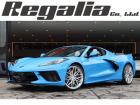 正規ディーラー車・ラピッドブルーの C8 コルベットが入庫しました。