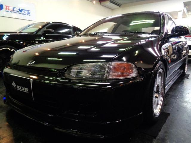 B16A型VTECエンジン純正5MTミッションステン出しマフラー車高調EXEDYクラッチタワー...