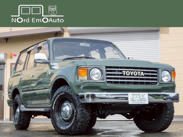 お洒落な80ランクル入庫しました!ランクル60丸目!内張り張替/内装ブラウンシートカバー/ベッ...