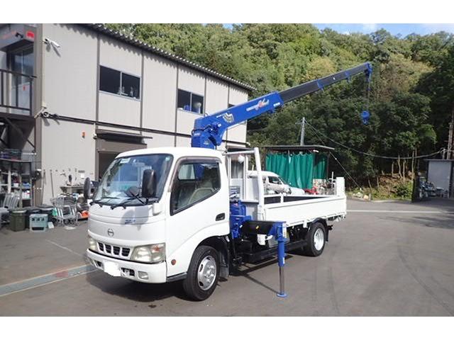 日野 デュトロ クレーン付 タダノ 4段 ラジコン 標準 ロング 2トントラック 小型 中古