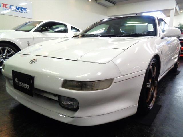 最終V型モデルノーマルルーフ3S-GTEターボミッドシップエンジン純正5MTマフラーHKSエア...
