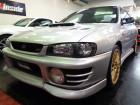 ライトシルバーMカラーSTIエアロ大型RスポイラーEJ20BOXERターボエンジン5MT4WD...