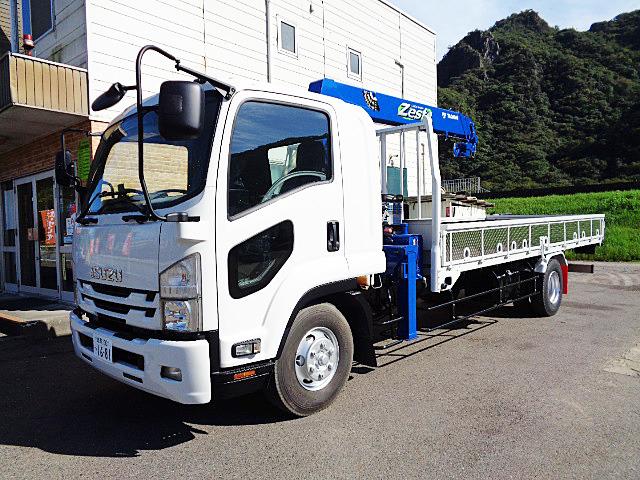 ベット付 ワイドアウトリガー 4段 ラジコン フックイン 荷台内寸 L5.6mxW2.12mx...