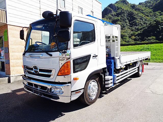 増トンユニック車 7t 4ダン ラジコン ワイドアウトリガー 荷台内寸 L555cmxW224...
